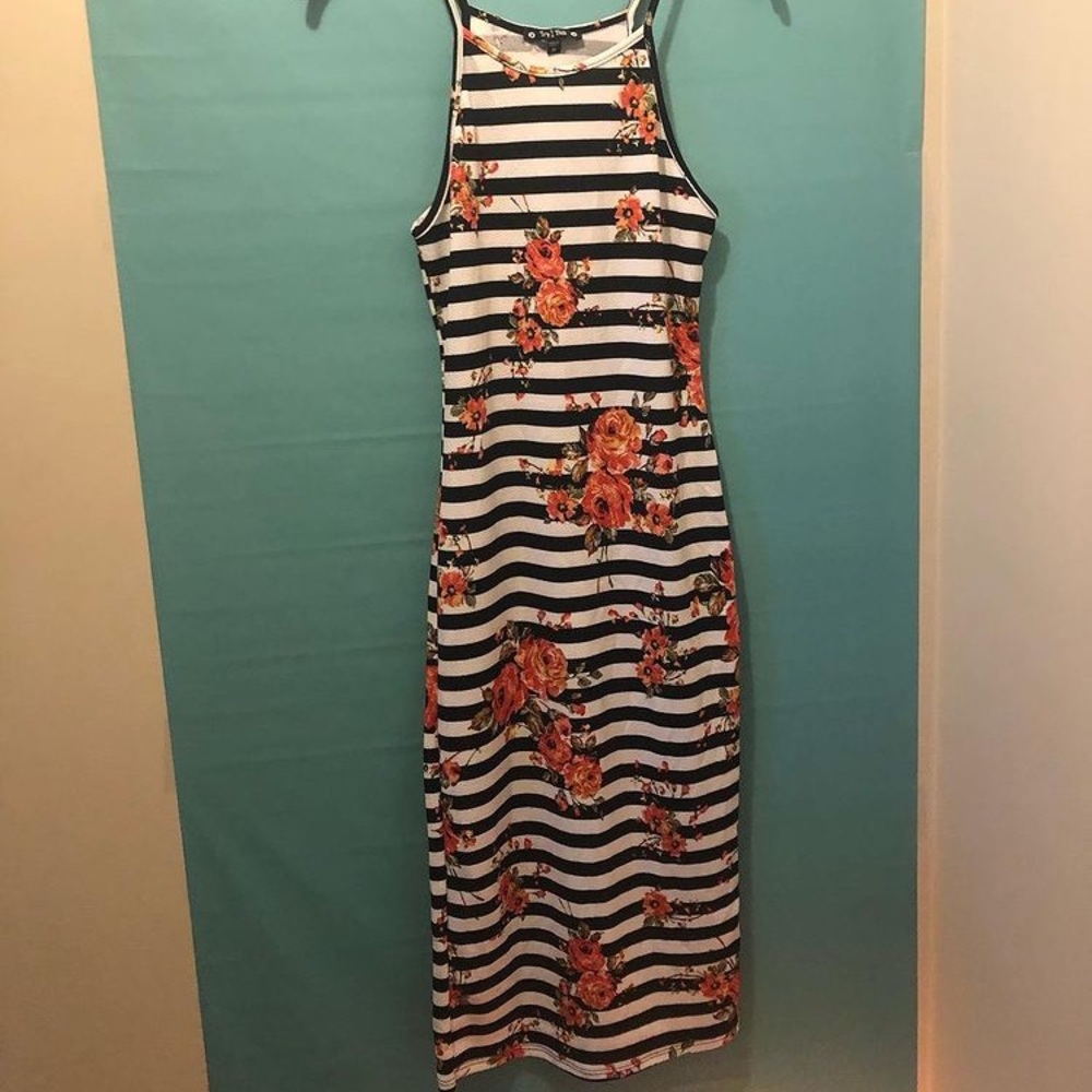 Floral midi dress